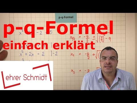 Cover: p-q-Formel (einfach erklärt!!!) | gemischt-quadratische Gleichungen | Mathematik | Lehrerschmidt - YouTube