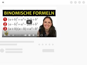 Cover: BINOMISCHE FORMELN – einfach erklärt mit Beispielen - YouTube