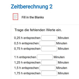 Cover: Zeitberechnung 2 | ZUM-Apps