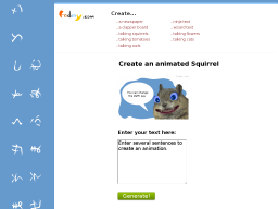Cover: Create an animated animal or flower. When you finished your animation you can download the animated image. 