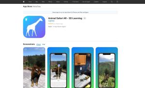 Cover: Animal Safari AR - 3D Learning - App Store
