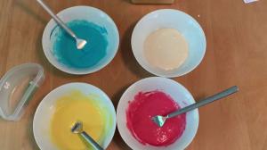 Cover: Eine schöne Matscherei zum Kindertag: Fingermalfarben selbstgemacht