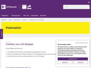 Cover: Funktion von LCD-Displays