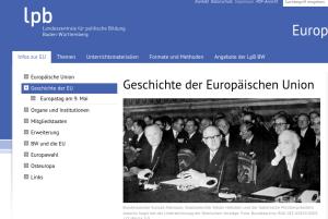 Cover: Geschichte der EU Europäischen Union - Verträge - Integration der EU