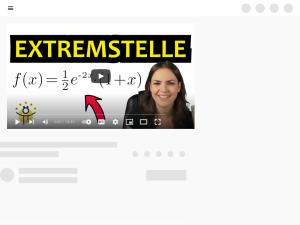 Cover: EXTREMSTELLEN berechnen einfach erklärt – e FUNKTION ableiten, Extrempunkte - YouTube