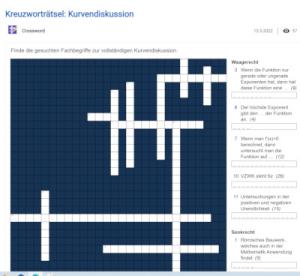 Cover: Kreuzworträtsel: Kurvendiskussion | ZUM-Apps
