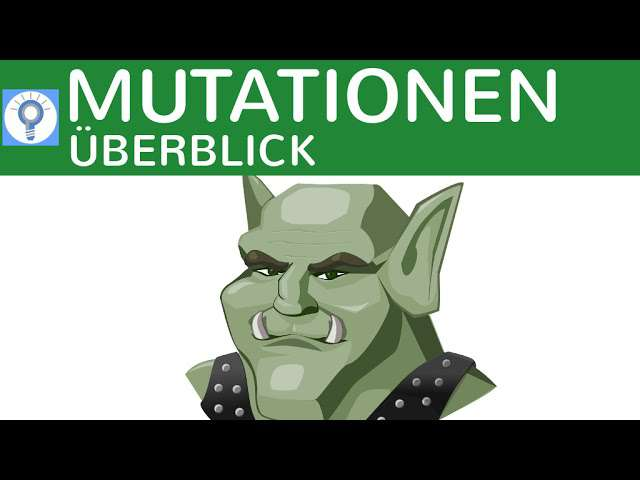 Cover: Was sind Mutationen und woher kommen sie?! & Mutationen im Überblick - 1 | Genetik