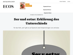 Cover: SER und ESTAR | Erklärung des Unterschieds