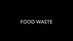 Cover: Food waste