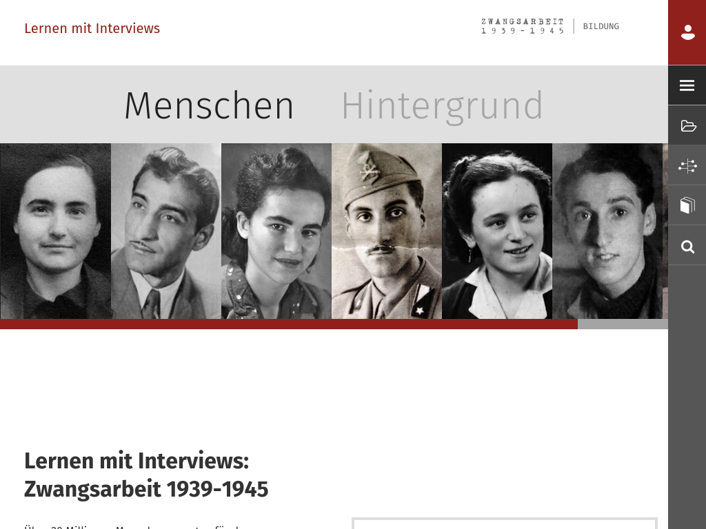Cover: Zwangsarbeit 1939-45: Lernen mit Interviews