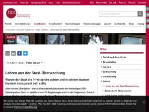 Cover: Lehren aus der Stasi-Überwachung