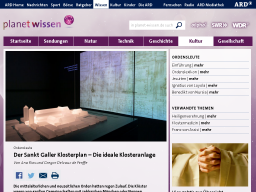 Cover: Die ideale Klosteranlage - Der Sankt Galler Klosterplan - Planet Wissen
