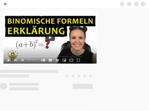 Cover: BINOMISCHE FORMELN Erklärung – Herleitung Formel einfach erklärt - YouTube