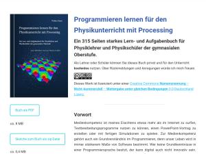 Cover: Steinphysik - Programmieren und Aufgaben für den Physikunterricht