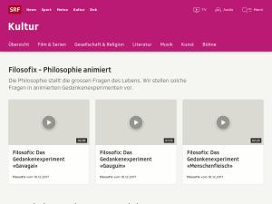 Cover: Filosofix – Philosophie animiert - Kultur - SRF