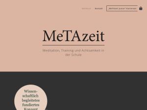 Cover: MeTAzeit - Meditation, Training und Achtsamkeit in der Schule