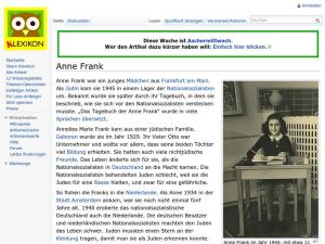 Cover: Anne Frank | Klexikon