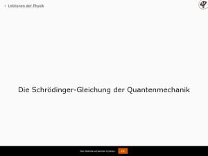 Cover: Die Schrödinger-Gleichung