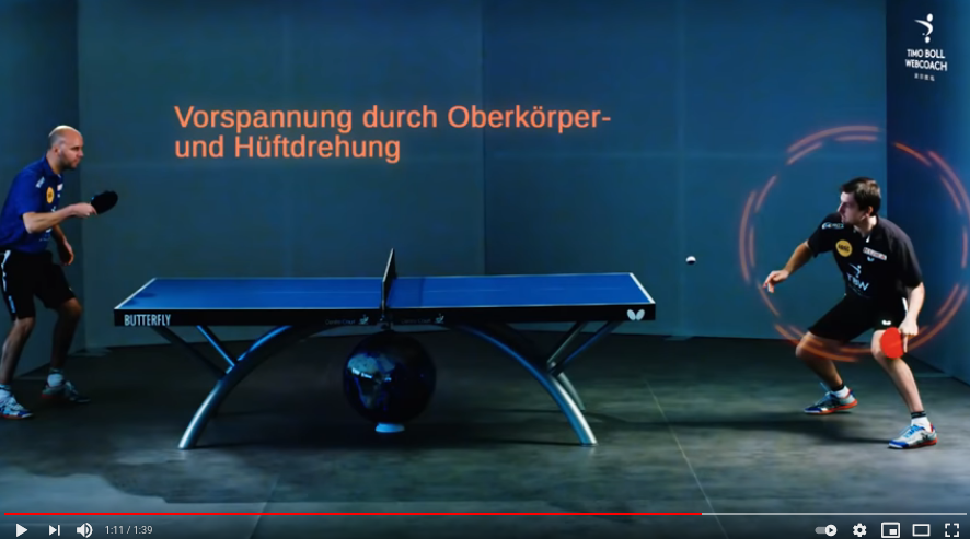 Cover: Timo Boll Webcoach - Anfänger Vorhand Topspin - YouTube