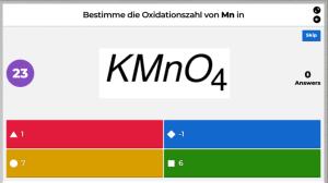 Cover: Kahoot-Quiz zu Oxidationszahlen