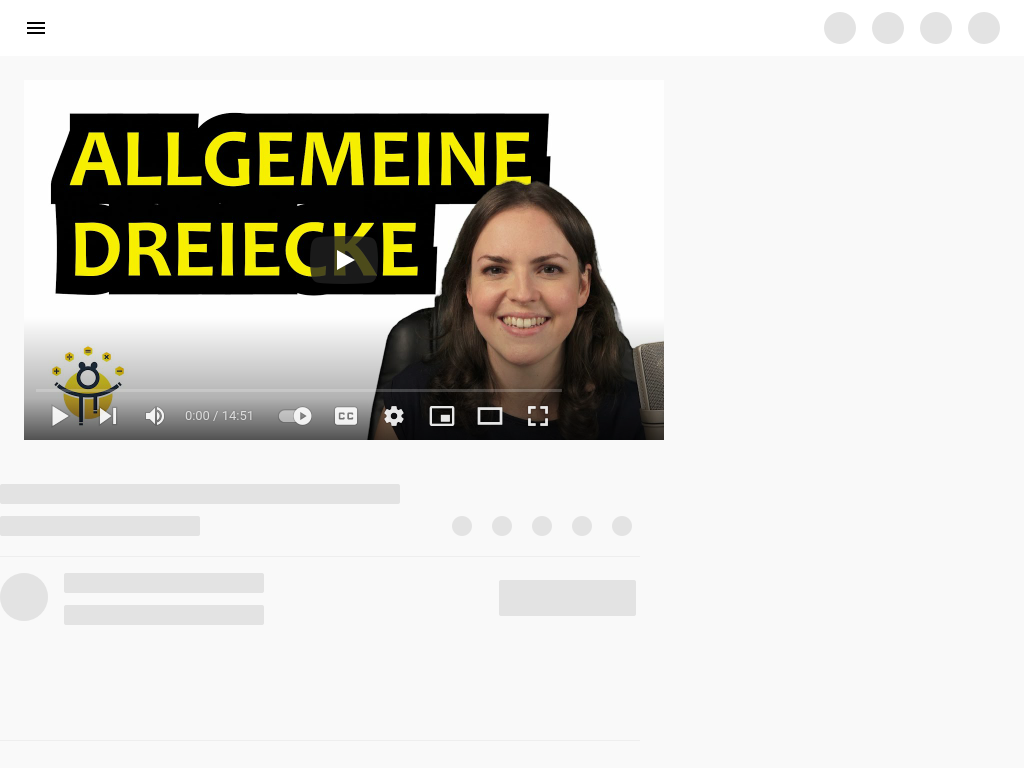 Cover: Allgemeines DREIECK berechnen – TRIGONOMETRIE, Sinussatz, Kosinussatz - YouTube