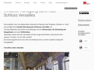 Cover: Virtueller Rundgang durch das Schloss Versailles 