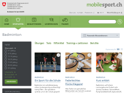 Cover: Badminton - Videos - mobilesport.ch