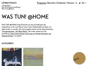 Cover: Lenbachhaus | Was Tun! @Home