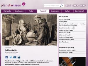 Cover: Astronomie: Galilei - Planet Wissen