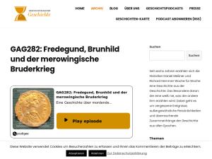Cover: GAG282: Fredegund, Brunhild und der merowingische Bruderkrieg - Geschichten aus der Geschichte