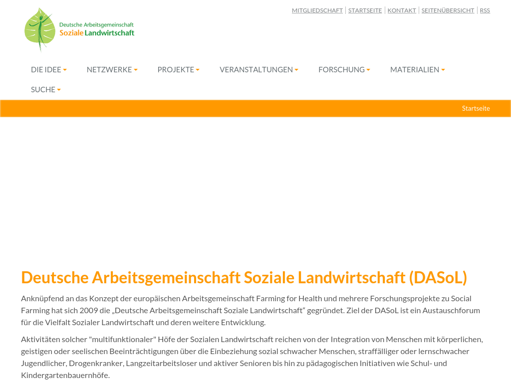 Cover: Deutsche Arbeitsgemeinschaft Soziale Landwirtschaft