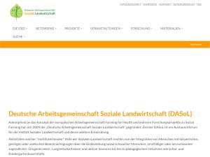 Cover: Deutsche Arbeitsgemeinschaft Soziale Landwirtschaft