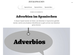 Cover: Adverbien im Spanischen