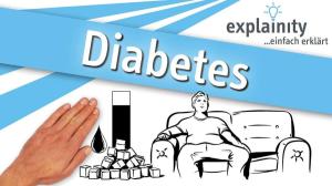 Cover: Diabetes einfach erklärt (explainity® Erklärvideo)