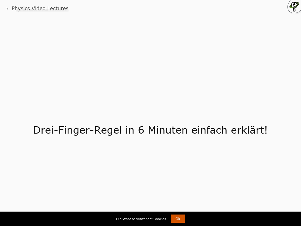 Cover: Drei-Finger-Regel in 6 Minuten einfach erklärt!