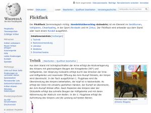 Cover: Flickflack - wikipedia.org