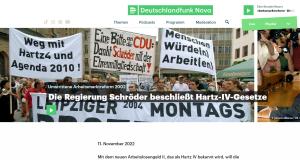 Cover: Die Regierung Schröder beschließt die Hartz-IV-Gesetze