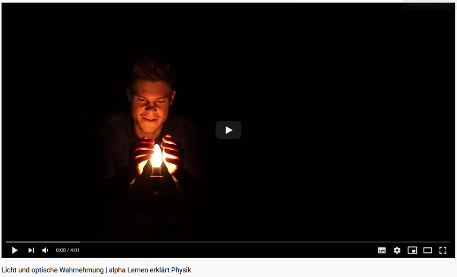 Cover: Licht und optische Wahrnehmung | alpha Lernen erklärt Physik - YouTube