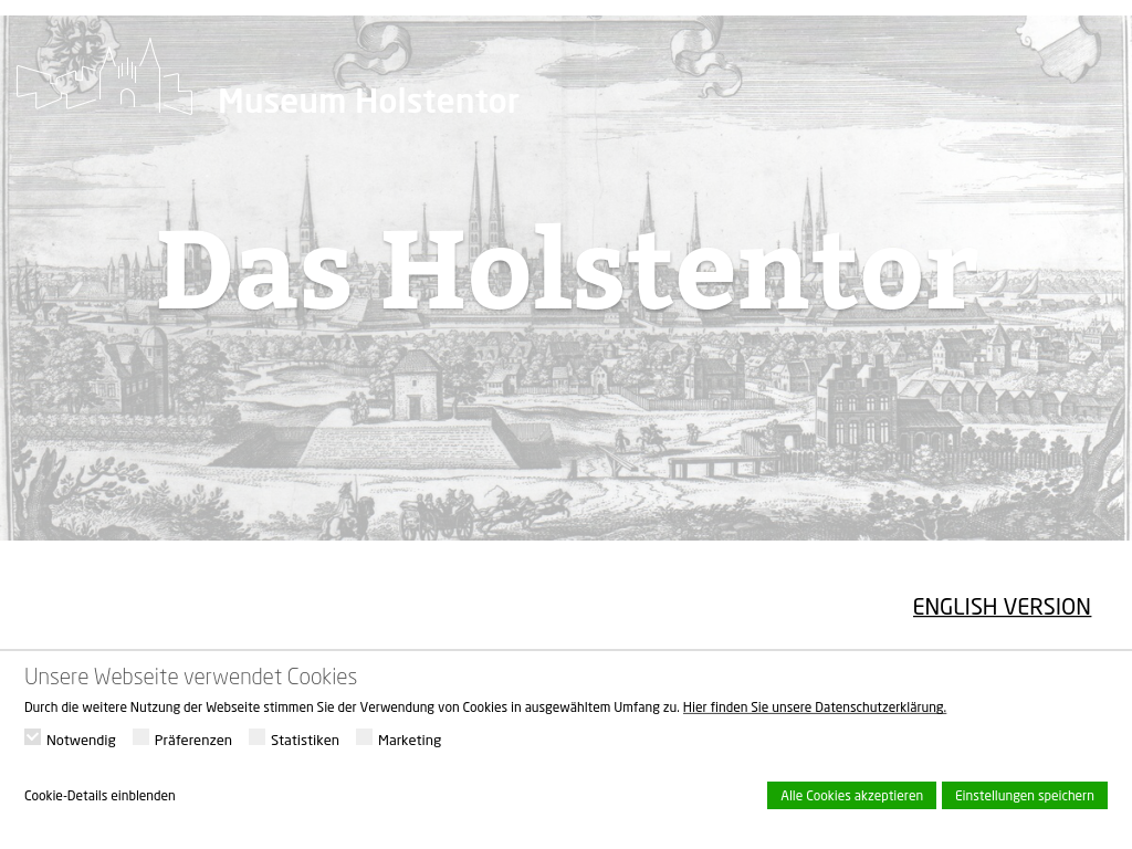 Cover: Das Holstentor | Museum Holstentor | Die Lübecker Museen