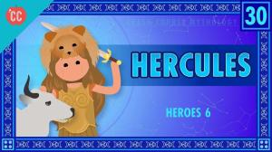 Cover: Herakles. Or Hercules. A Problematic Hero: Crash Course World Mythology #30