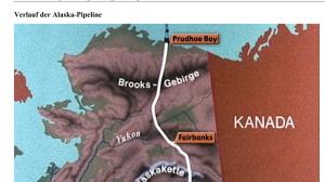 Cover: Verlauf der Alaska-Pipeline