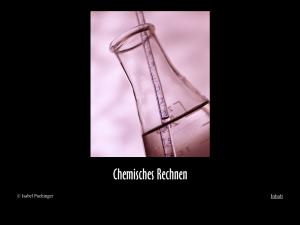 Cover: Chemisches Rechnen - Fachportal