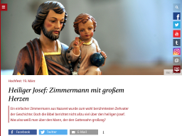Cover: Der heilige Josef - katholisch.de
