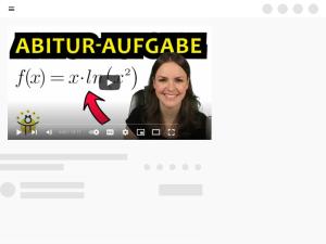 Cover: Mathe ABITUR Analysis – Abi Aufgaben, Ableitung Abituraufgaben - YouTube