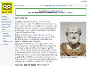 Cover: Aristoteles | Klexikon