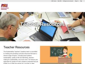 Cover: Sustainability-based lesson plans for teachers
