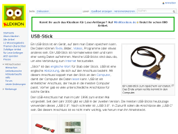 Cover: Klexikon Eintrag USB-Stick