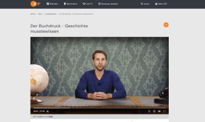 Cover: Der Buchdruck - Geschichte musstewissen - ZDFmediathek