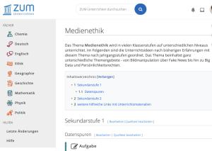 Cover: Medienethik – ZUM-Unterrichten
