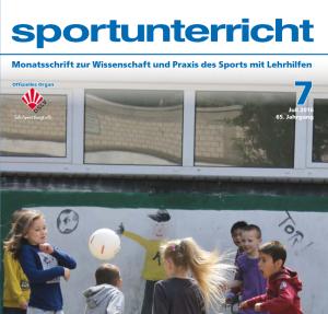 Cover: sportunterricht - Monatszeitschrift (07/16)
